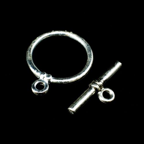 Metal Toggle   Large Ring 22mm 5set Antique Silver for jewellery making