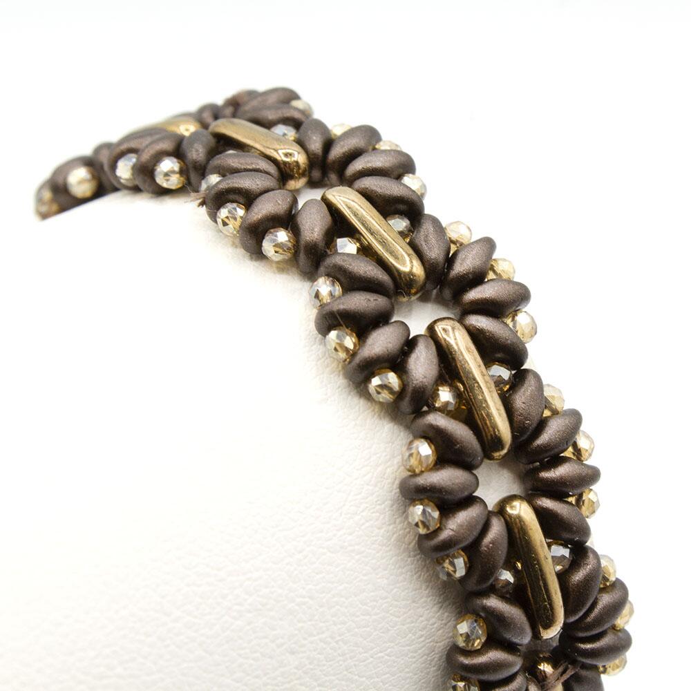 Explore the Marguerite Bracelet in Dark Bronze Sand