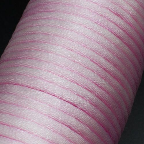 Rattail Cord 3mm 5 metres   Baby Pink for jewellery making