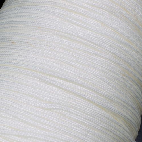 Rattail Cord 1.5mm 5 metres   White for jewellery making