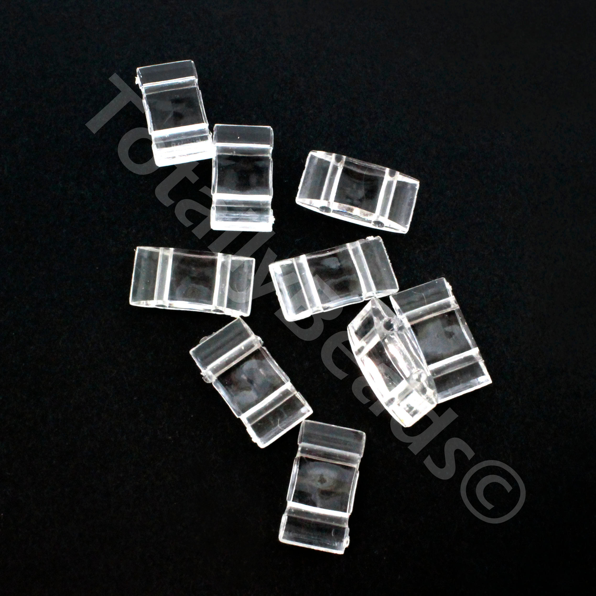 Carrier Beads 19x9x5mm 20pcs - Clear