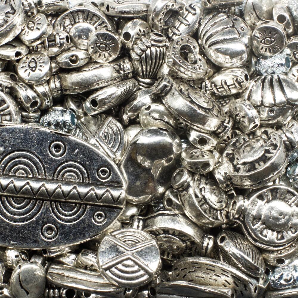 Wholesale Antique Gold Plated Mix Beads - For Charm Bracelets, Choose Your Quantity