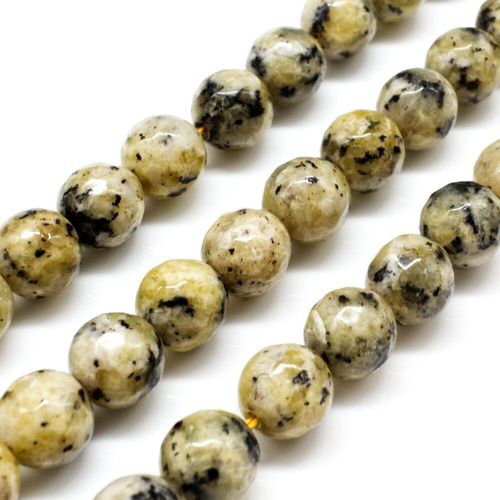 8mm resin druzy bead round yellow mosaic colour — sparkling cabochon-style stone ideal for jewelry making, pendants, and craft designs
