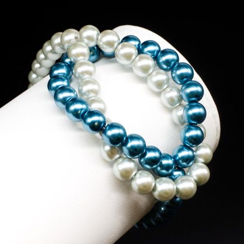 Emily Bracelet Makes 2 silver steel bracelet making kit — DIY set with beads and instructions for creating handmade jewelry