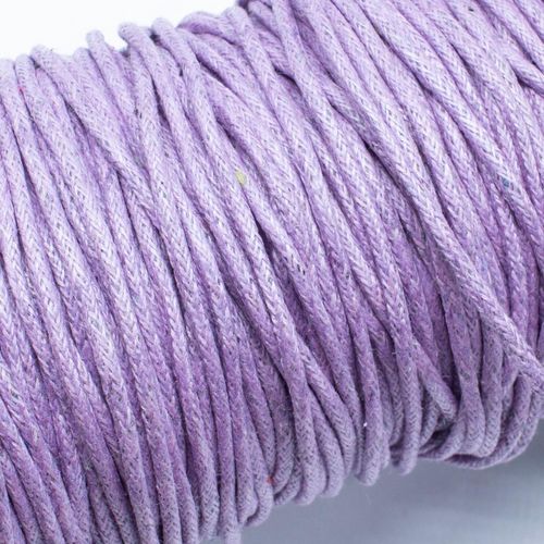 Wax Cotton Cord 1.5mm 4 metres   Violet for jewellery making