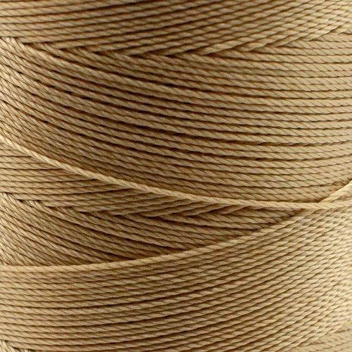 Micro Macrame Cord 6ply 0.2mm 9 metres   Gold for jewellery making