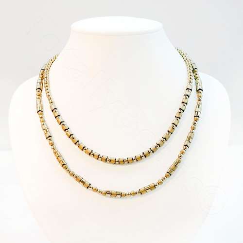 Hematite Snake Jewellery Pack champagne jewelry making kit — DIY set with beads and instructions for creating handmade jewelry