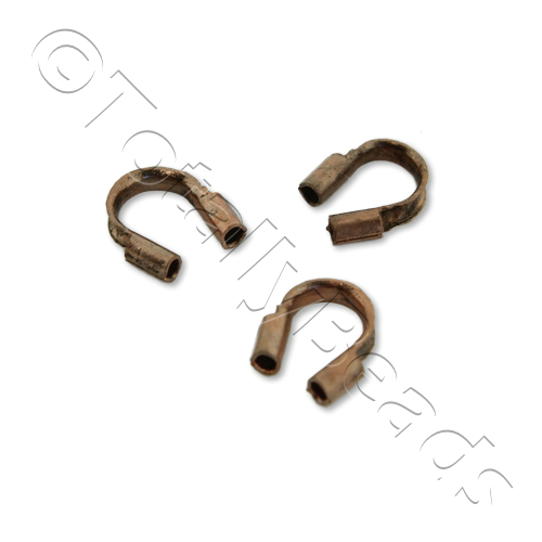 Wire Protector - Red Copper Plated 20pcs