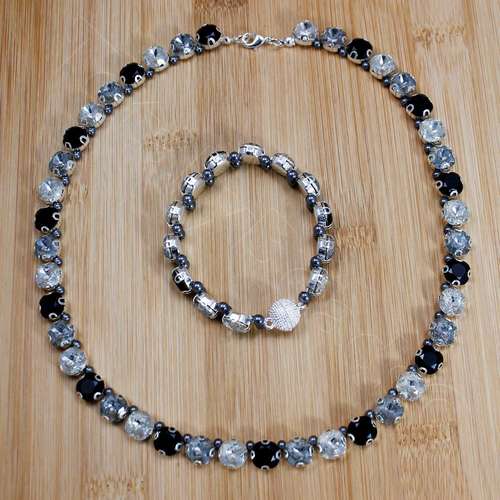 10mm Square Rivolli Jewellery Kit - Monochrome