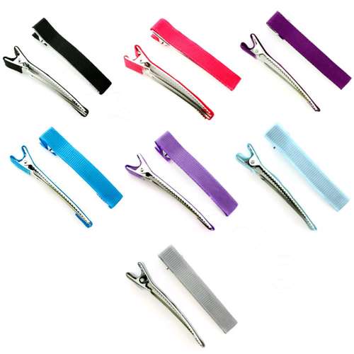 Hair Grip Fabric Covered - 14pcs Mixed#2 + FREE Instructions