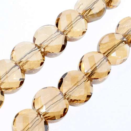 8mm crystal beads champagne — faceted for jewelry making and beadwork