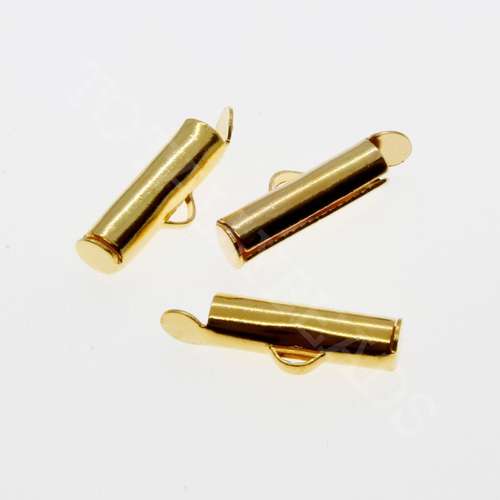 Slide Connector 14mm Gold Plated 12pcs