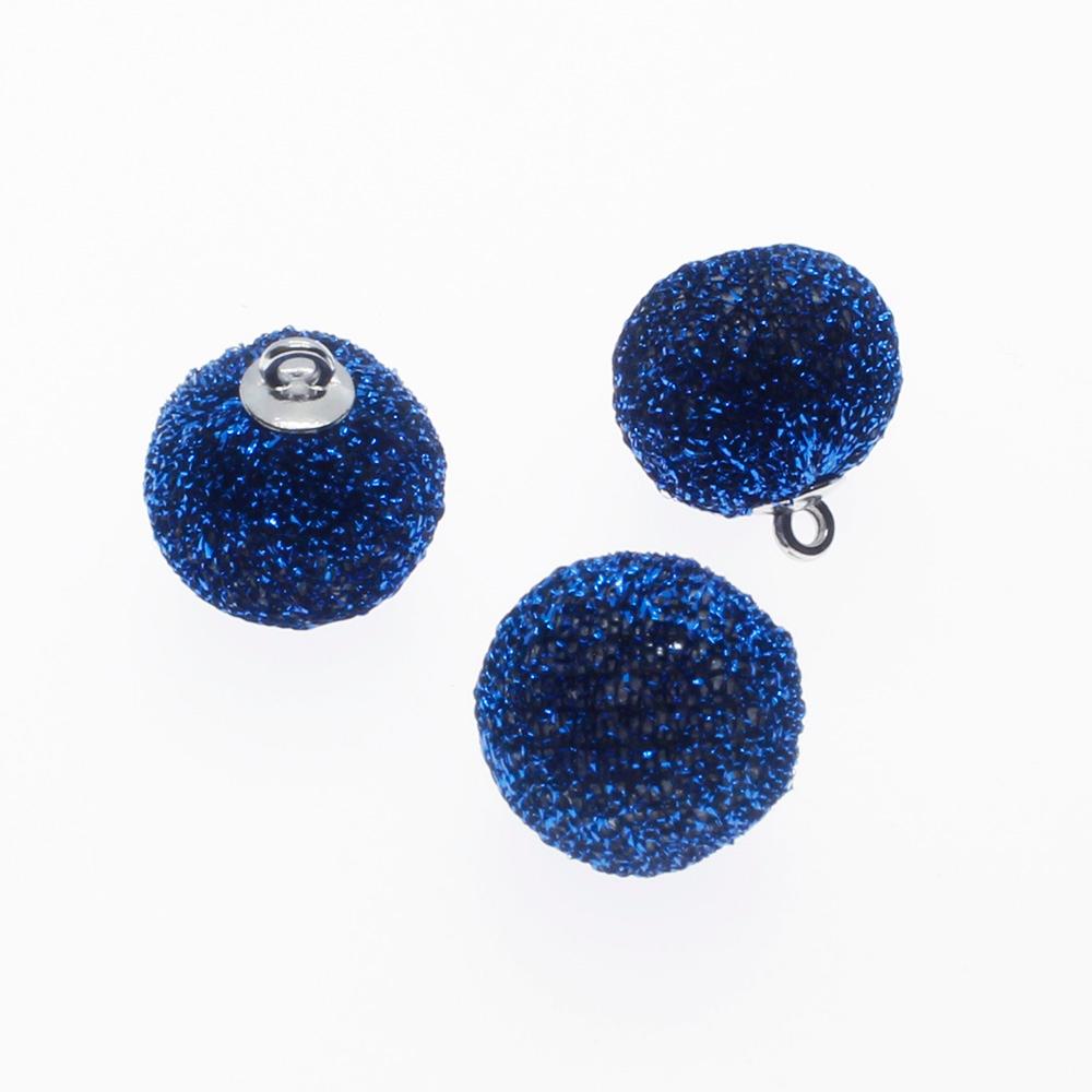 Sparkle Orb Charms - Dark Blue 2pcs