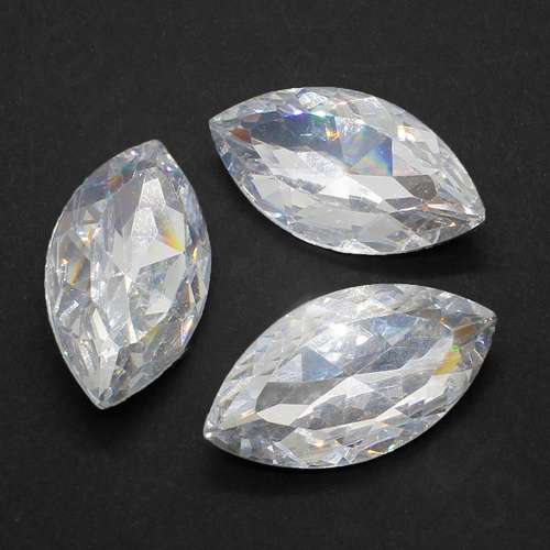 32mm resin Rivoli stone crystal — faceted round crystal-style cabochon ideal for jewelry making, settings, and crafts