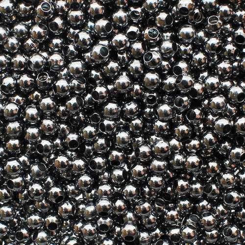 Round Spacer Beads 2mm 300pc - Black
