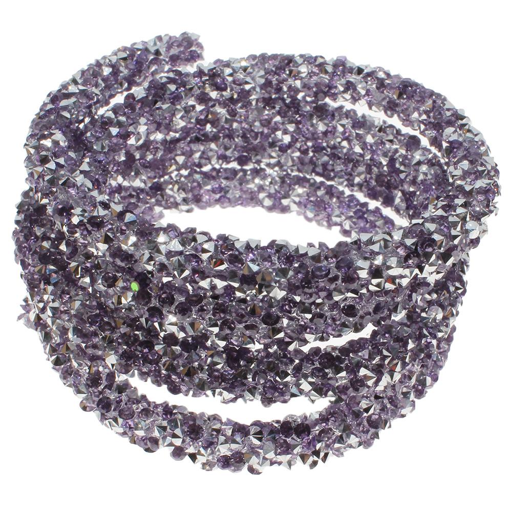 Diamond Tube Resin - Silver Purple 70 cm