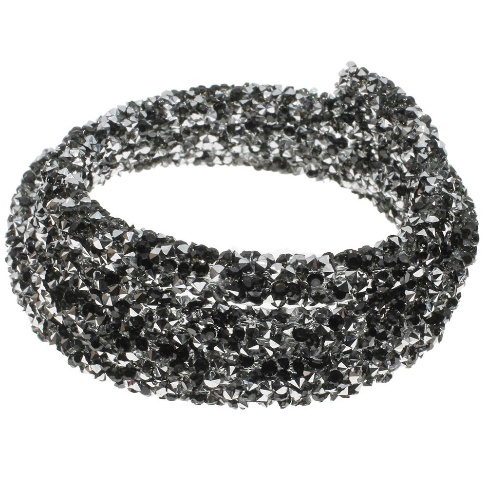 Diamond Tube Resin - Silver Black Diamond 70 cm