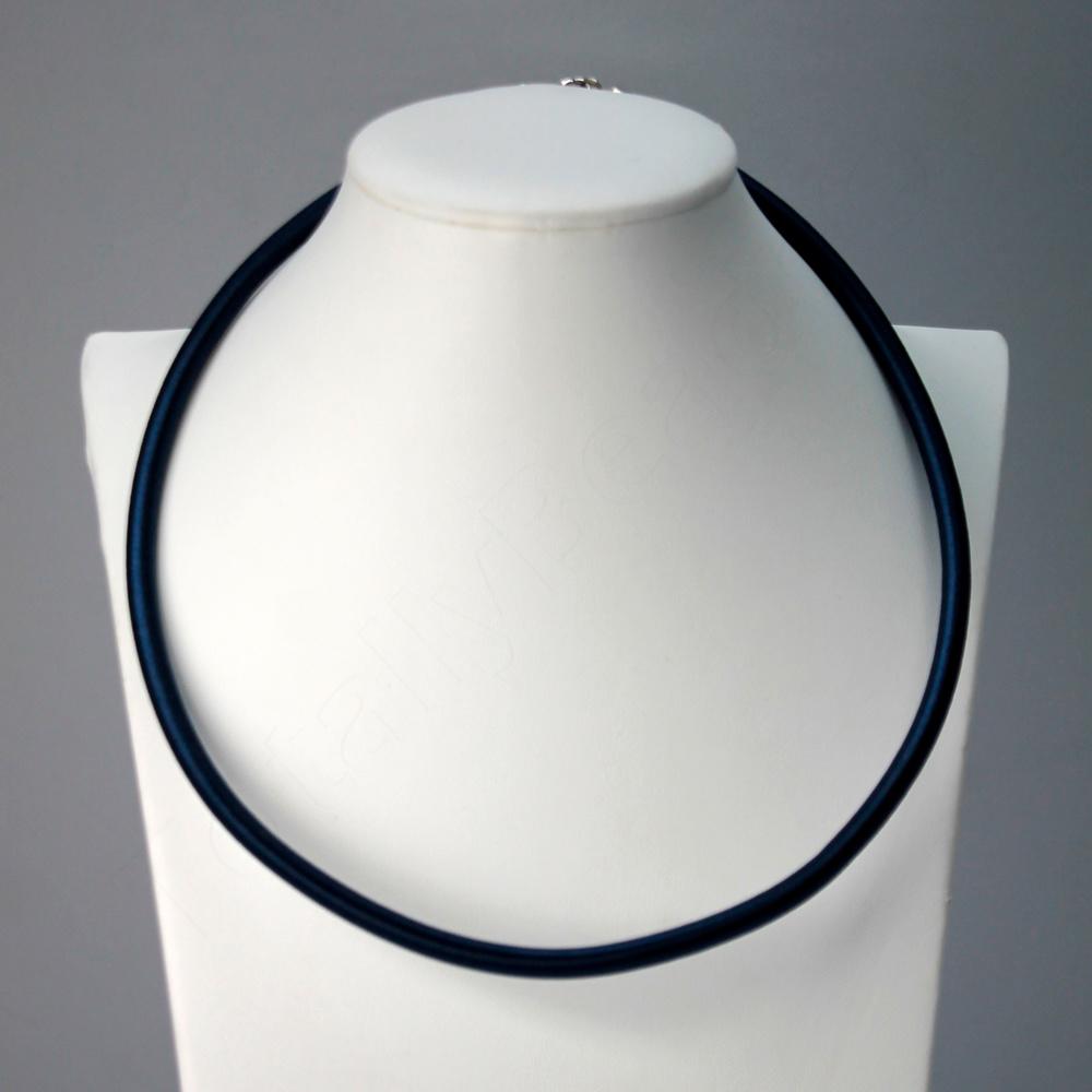 Satin Necklace Cord 5mm - Navy Blue