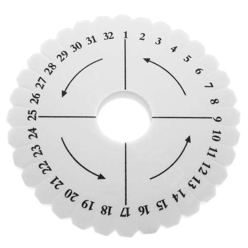 Kumihimo Foam Disc 10cm - 32 threads