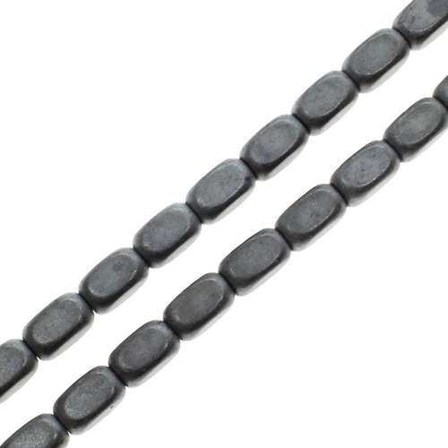3x5mm hematite dice cube — for jewelry making, crafting, and beadwork projects