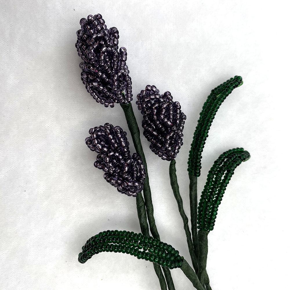 Beaded Lavender Flowers - English Lavender