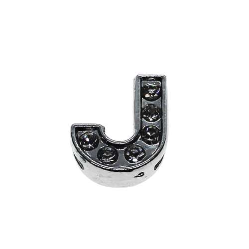 Slider Letter Bead - J