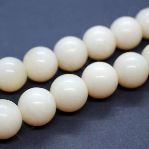 Opal Cream Round - 16mm