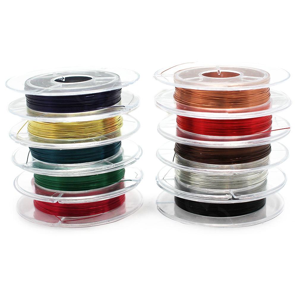 Beading Wire 0.3mm Selection Pack 10 Colours