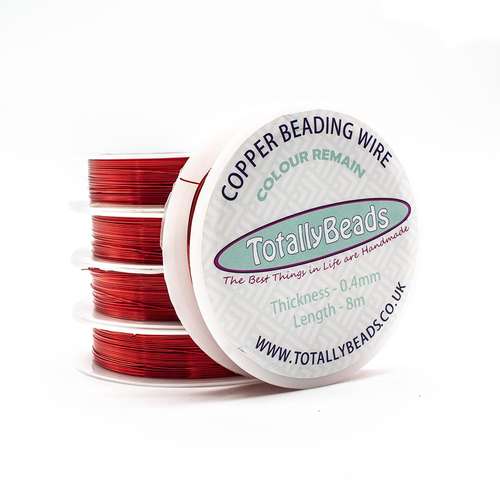 Copper Wire 0.4mm Red (8m) CR