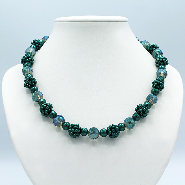 Very Berry Crystal & Pearl Jewellery Kit - Dark Turquoise