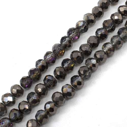 4mm crystal beads dusty rose — faceted for jewelry making and beadwork