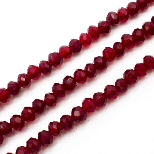 4mm crystal beads root beer, pack of 130 — faceted for jewelry making and beadwork