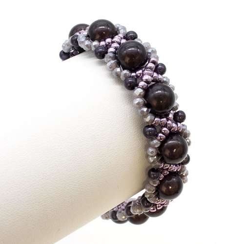 Lucy Miracle Bracelet grey bracelet making kit — DIY set with beads and instructions for creating handmade jewelry
