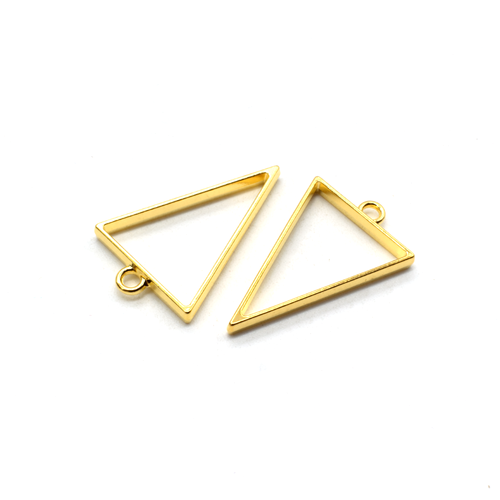 Pendant Frame Triangle 39mm - Gold