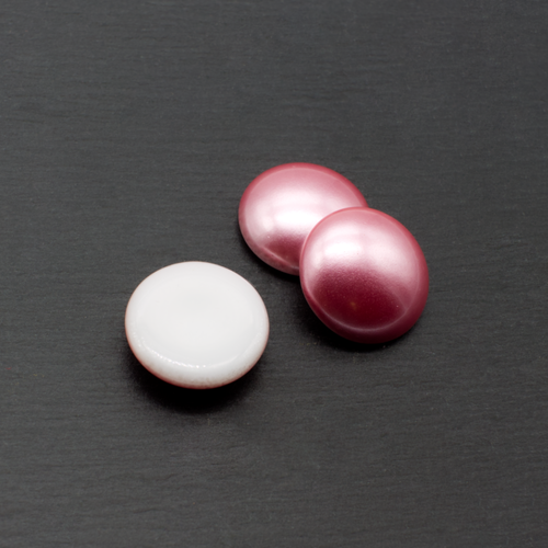 Par Puca Cabochon - 14mm - Rose Pearl