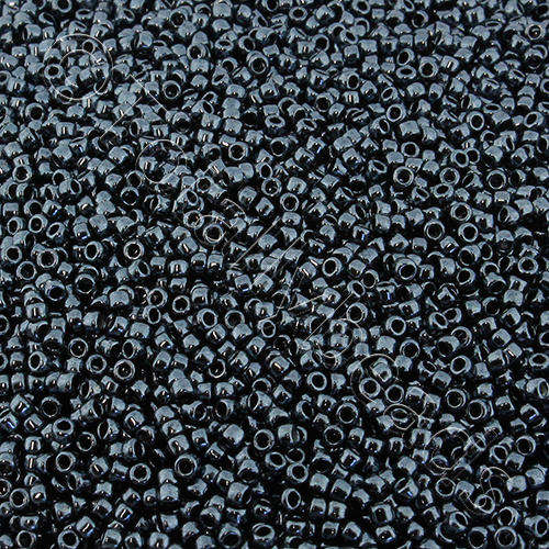 Toho Size 15 Seed Beads 10g - Metallic Hematite