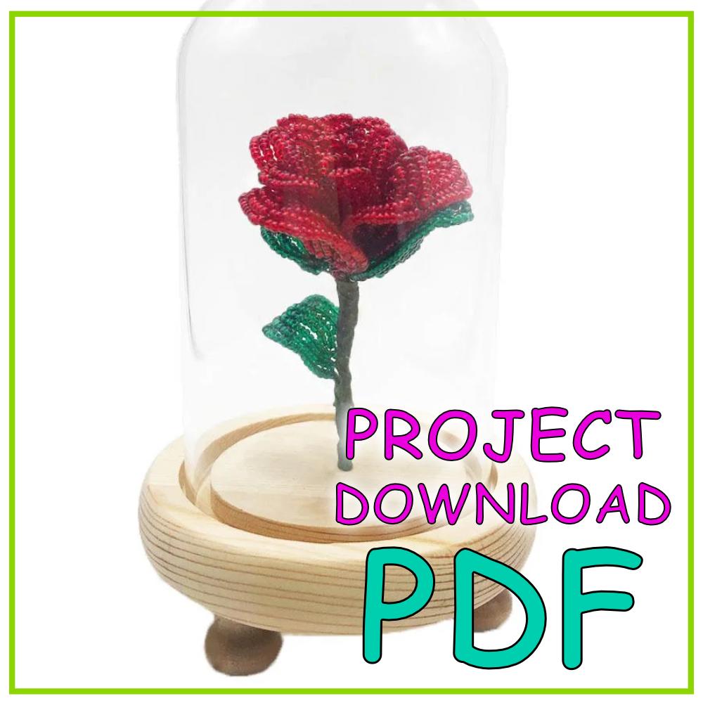 Beaded Rose Kit - Download Instructions