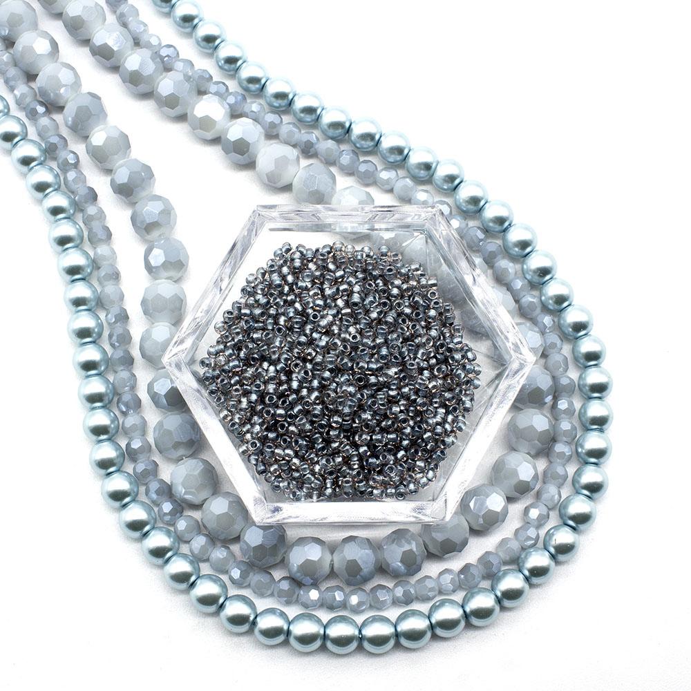 BC Week10 2022 - Erudite Beads - Silver Blue