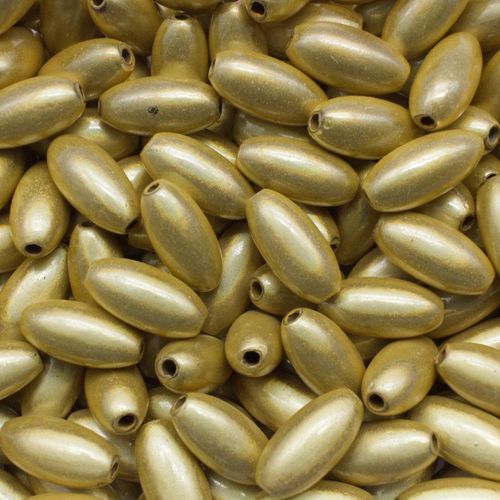 12mm Miracle acrylic round beads 6x12mm rice yellow 30pcs — pack of 30, reflective 3D-effect beads ideal for jewelry making, crafts, and…