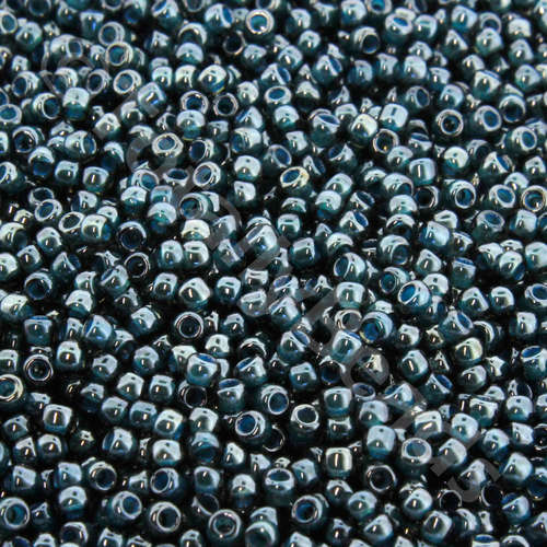 Toho Size 11 Seed Beads 10g - Trans Lustered Emerald Green