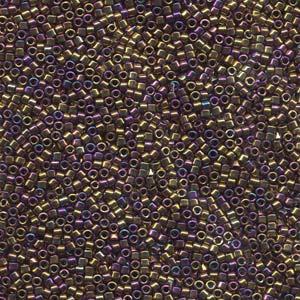 Miyuki Delica Beads Size 11 -  Metallic Purple Goldeniris DB029 5g