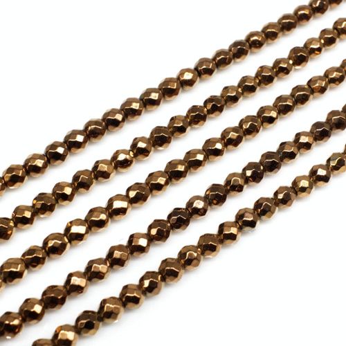 3mm hematite beads — for jewelry making, crafting, and beadwork projects