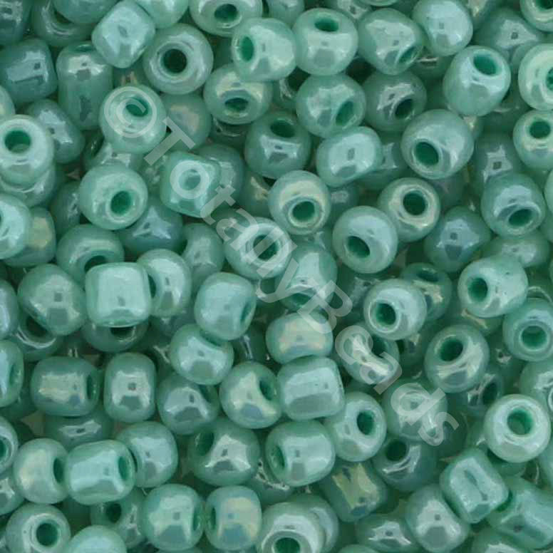 Seed Beads Pearl Shine Mint - Size 6 100g