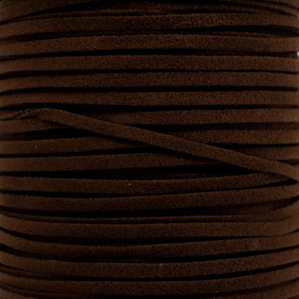 Suede Cord 3mm 5 metres  Mocha for jewellery making