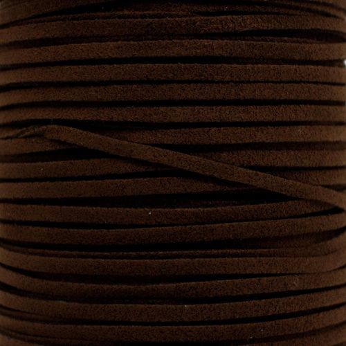 Suede Cord 3mm 5 metres  Mocha for jewellery making