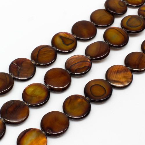 11mm resin druzy bead disc brown — sparkling cabochon-style stone ideal for jewelry making, pendants, and craft designs