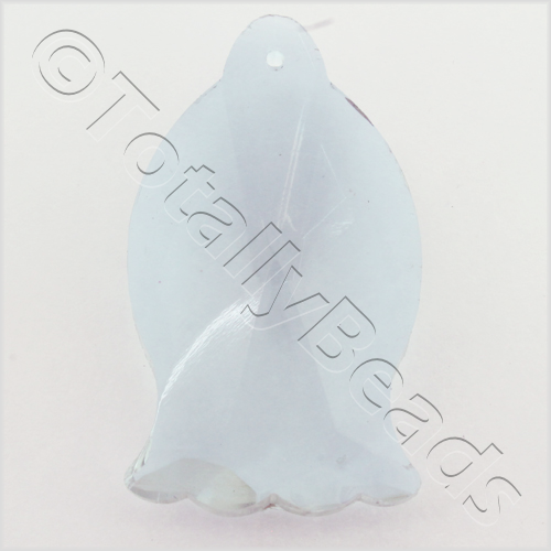 Glass Pendant Upside Down Tulip 25mm - Lilac