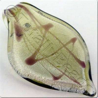 Lampwork Pendant - Drop 60mm - LPP26