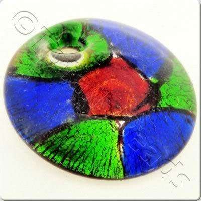 Lampwork Pendant - Disc 40mm - LPR40