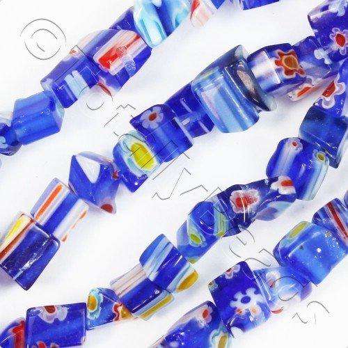 Millefiori Glass Chips - Blue B 80cm